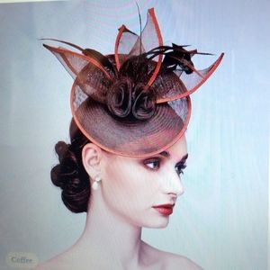 just Arrived Fascinator Coffee Kentucky Derby Church Belmont Stakes